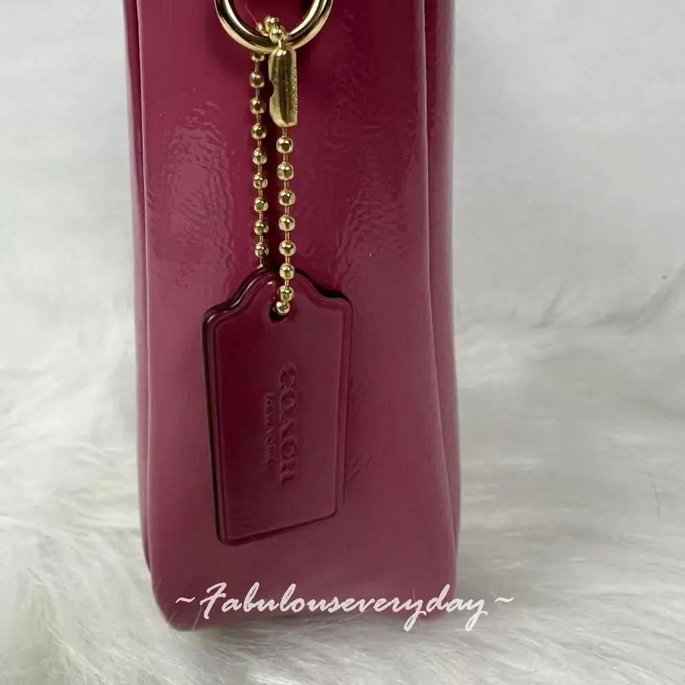 COACH Hadley Mini Crossbody Bag Shoulder Bag In Leather/Gold/Azelia CCE15 NWT